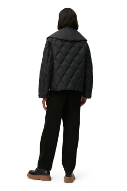 Sale GANNI Ripstop Quilt Jacket Black