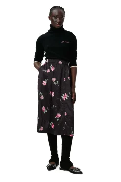 Cheap GANNI Rollneck Pullover Black