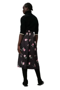 Cheap GANNI Rollneck Pullover Black