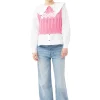 New GANNI Rope Cropped Vest Bonbon