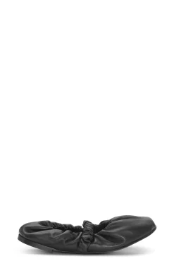 Outlet GANNI Scrunchie Ballerinas Black