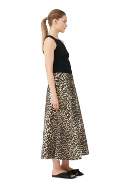 Clearance GANNI Sleeveless Melange Top Black