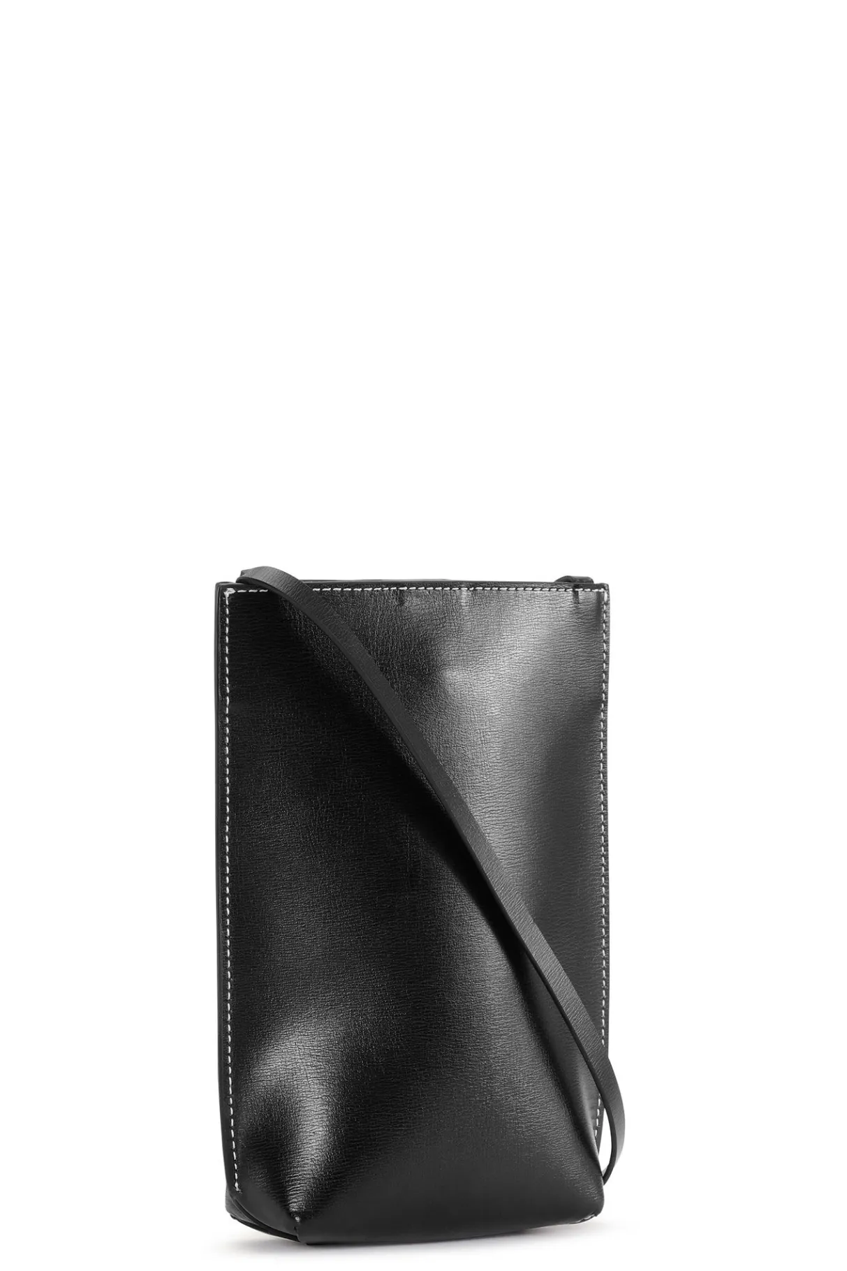 Sale GANNI Small Banner Crossbody Bag Black