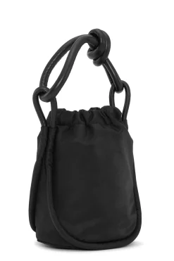 Clearance GANNI Small Knot Bucket Bag Black