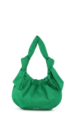 Hot GANNI Small Occasion Hobo Bag Kelly Green