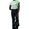 Clearance GANNI Smiley Relaxed T-Shirt Peapod
