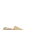 Cheap GANNI Smock Espadrille Wedge Sandals Gold