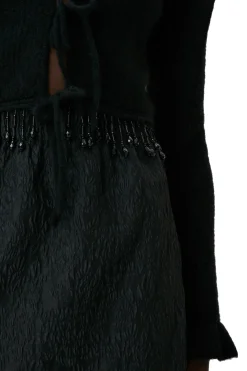 Discount GANNI Soft Wool Bolero Black