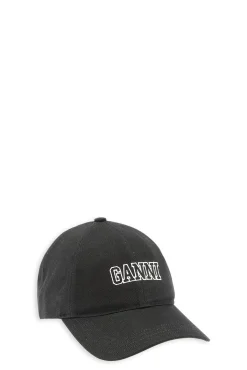 Store GANNI Software Heavy Cotton Cap Phantom