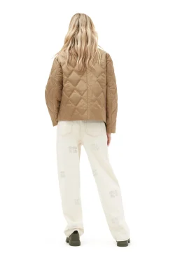 Online GANNI Sparkle Izey Jeans Vanilla Ice