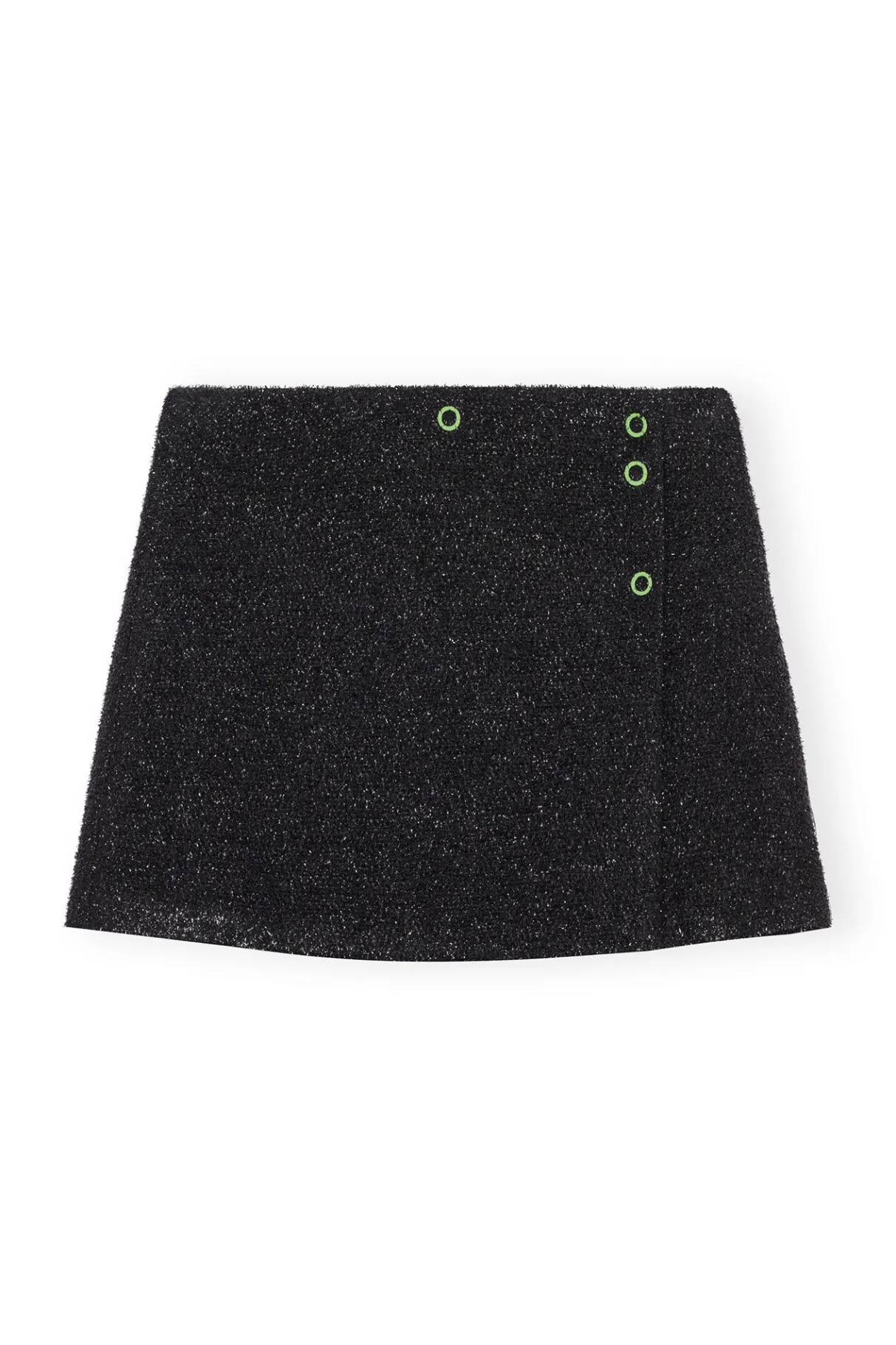 Best GANNI Sparkle Mini Skirt Black