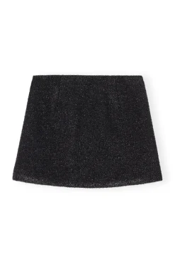 Best GANNI Sparkle Mini Skirt Black