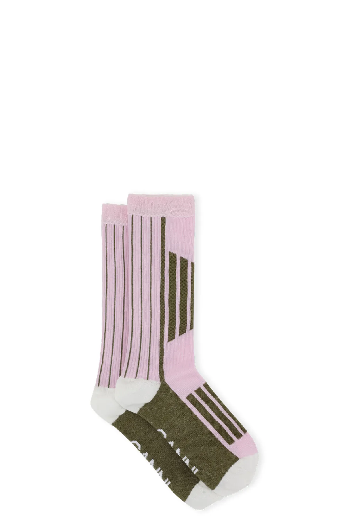 Discount GANNI Sporty Socks Light Lilac
