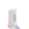 Shop GANNI Sporty Socks Egret