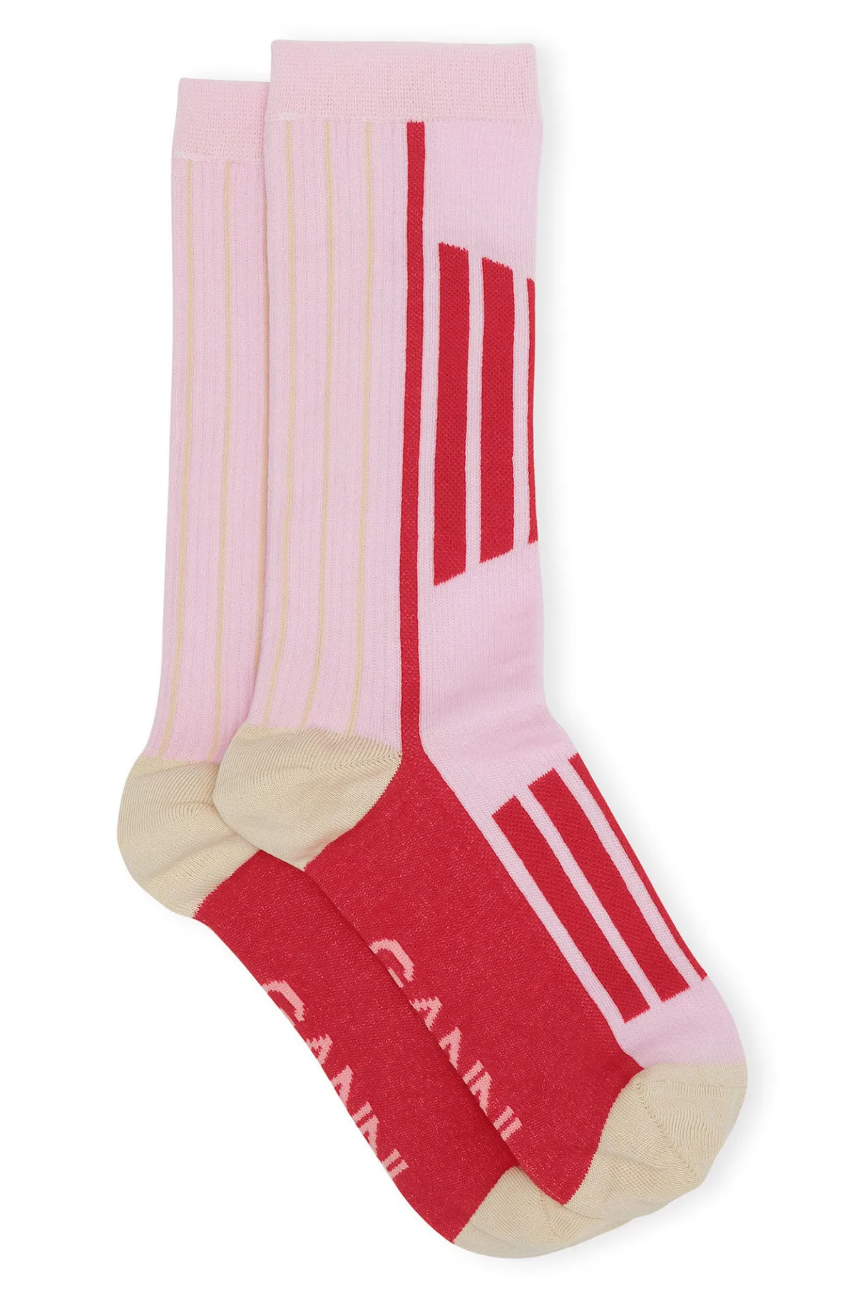 Cheap GANNI Sporty Socks Light Lilac