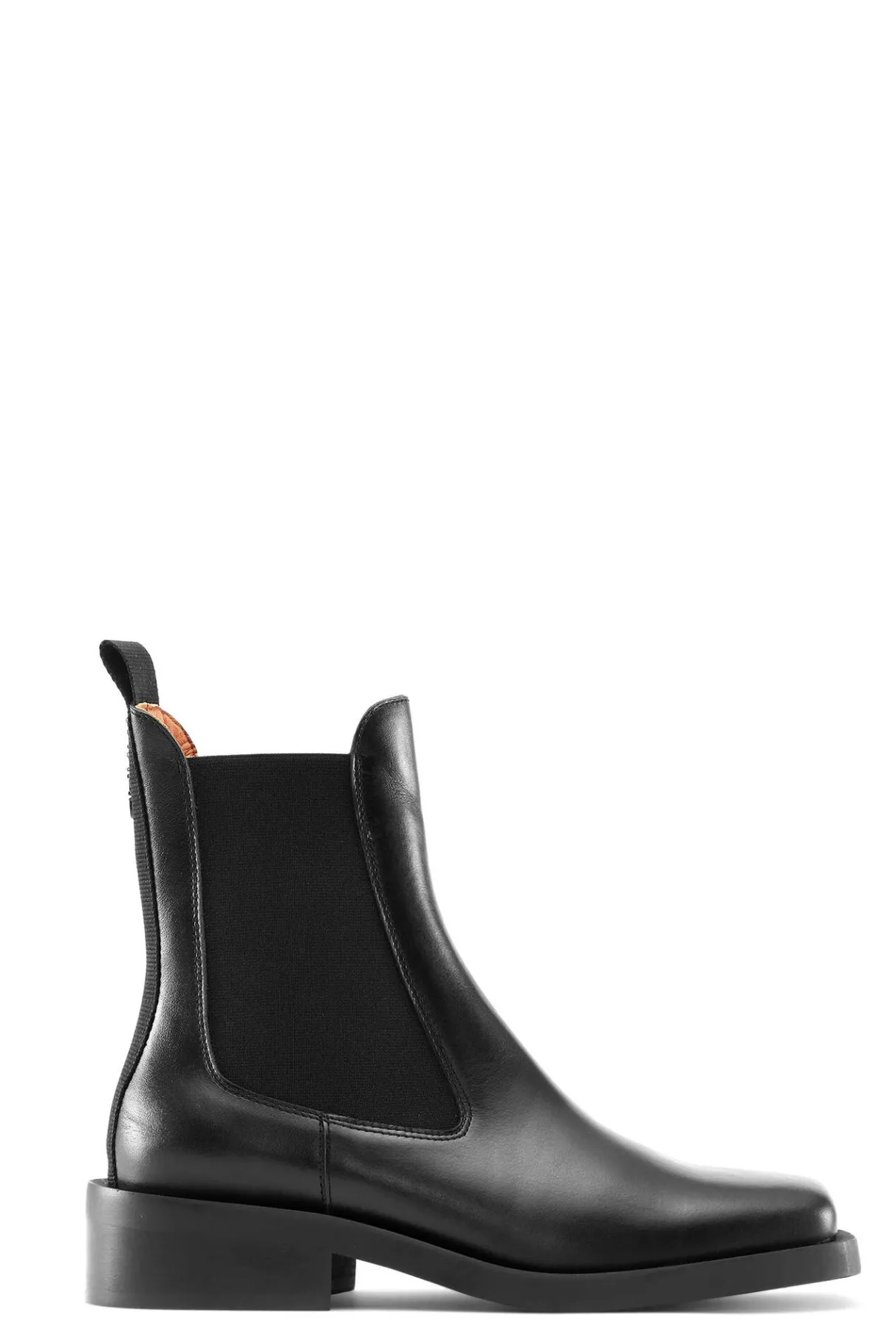 Sale GANNI Square Toe Chelsea Boots Black