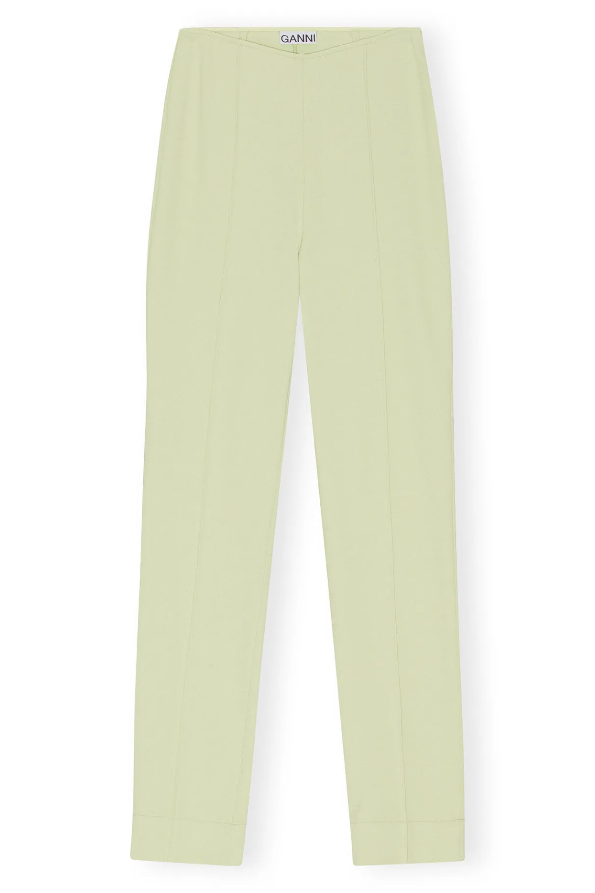 Cheap GANNI Stretch Suiting Tight Pants Lily Green