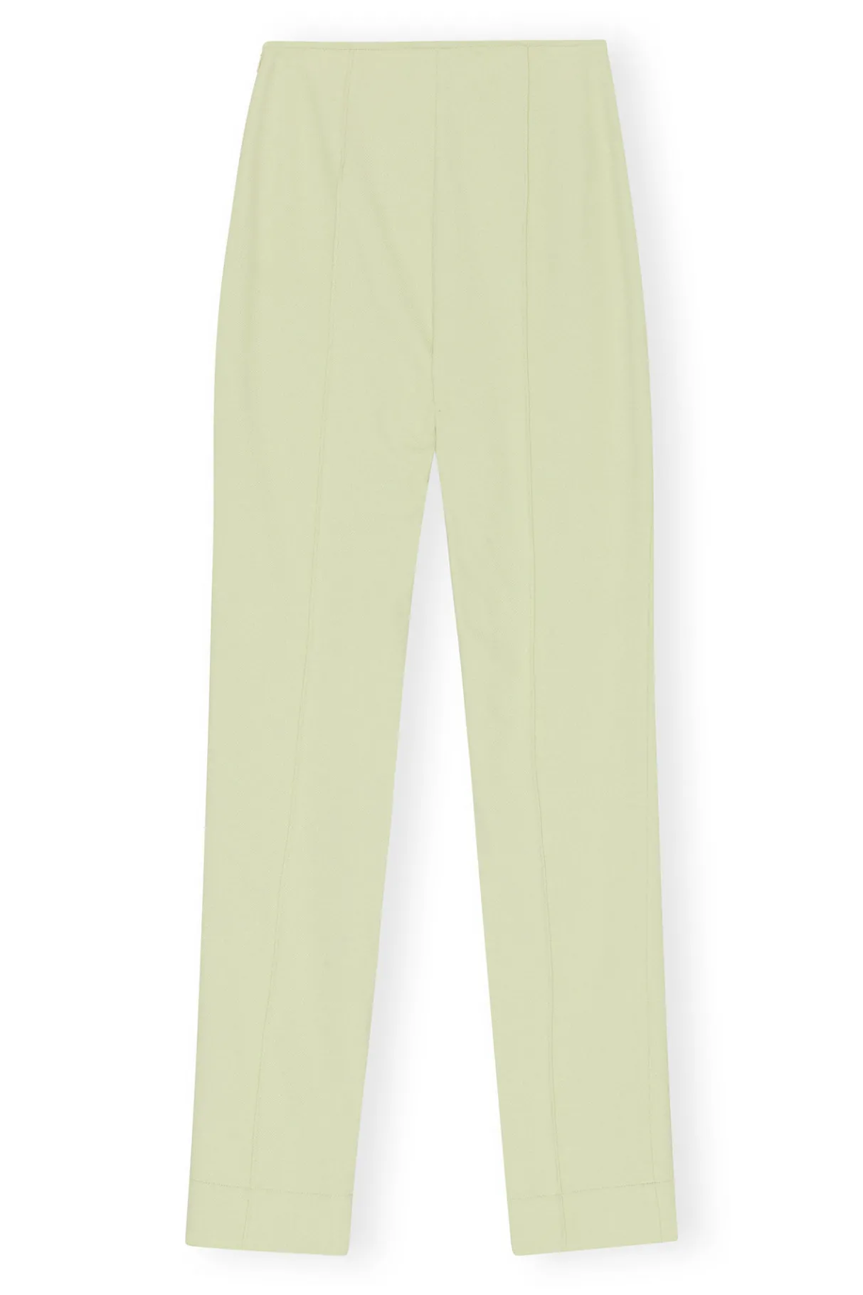 Cheap GANNI Stretch Suiting Tight Pants Lily Green