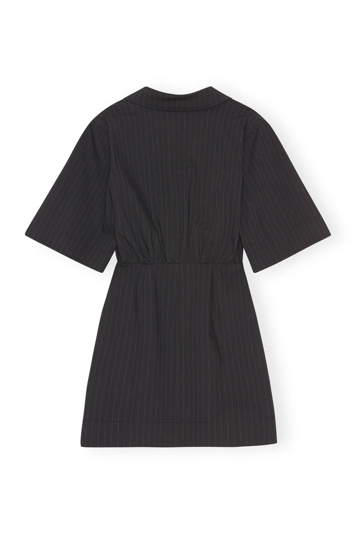 Outlet GANNI Stripe Mini Dress Black