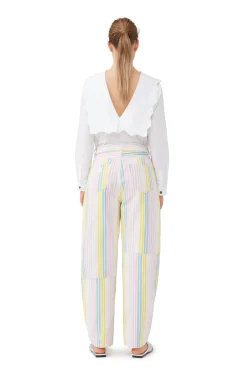 Cheap GANNI Stripe Stary Jeans Multicolour