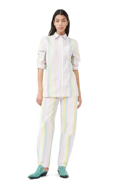 Cheap GANNI Stripe Stary Jeans Multicolour