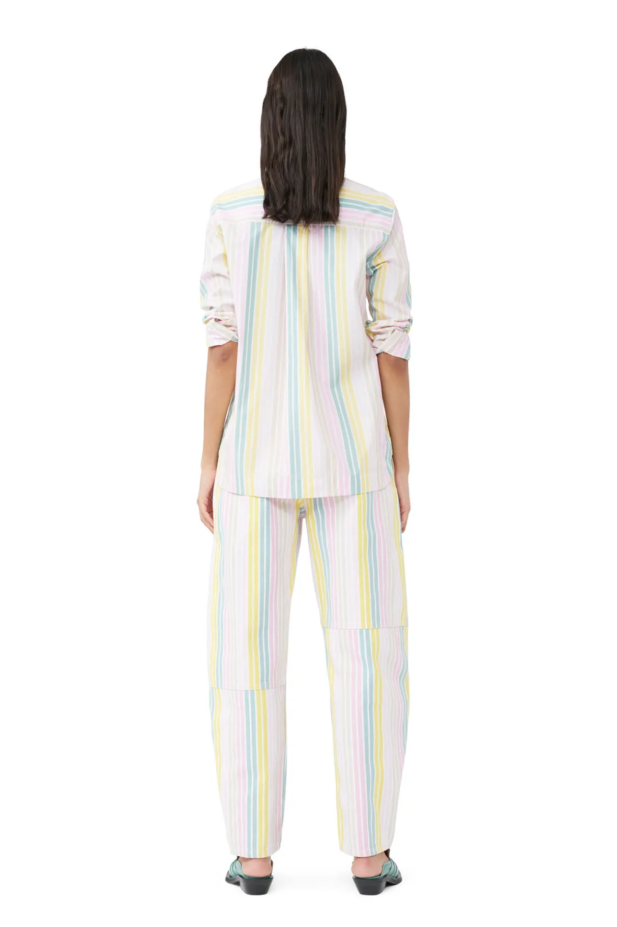 Cheap GANNI Stripe Stary Jeans Multicolour