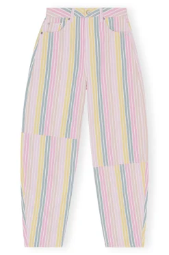 Cheap GANNI Stripe Stary Jeans Multicolour