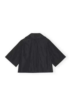Store GANNI Summer Tech Padded Jacket Black