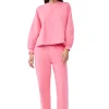 Shop GANNI Sweatpants Sugar Plum