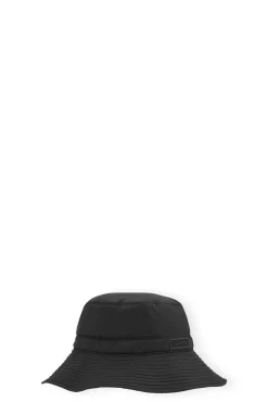 Online GANNI Tech Bucket Hat Black