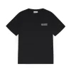 Fashion GANNI Thin Software Jersey O-Neck T-Shirt Black