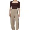 Flash Sale GANNI Twill Pants Petrified Oak