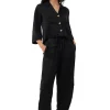Discount GANNI Washed Satin Pants Black