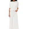 Sale GANNI White Denim Cropped Jeans Bright White