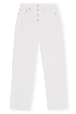 Cheap GANNI White Lovy Jeans Bright White