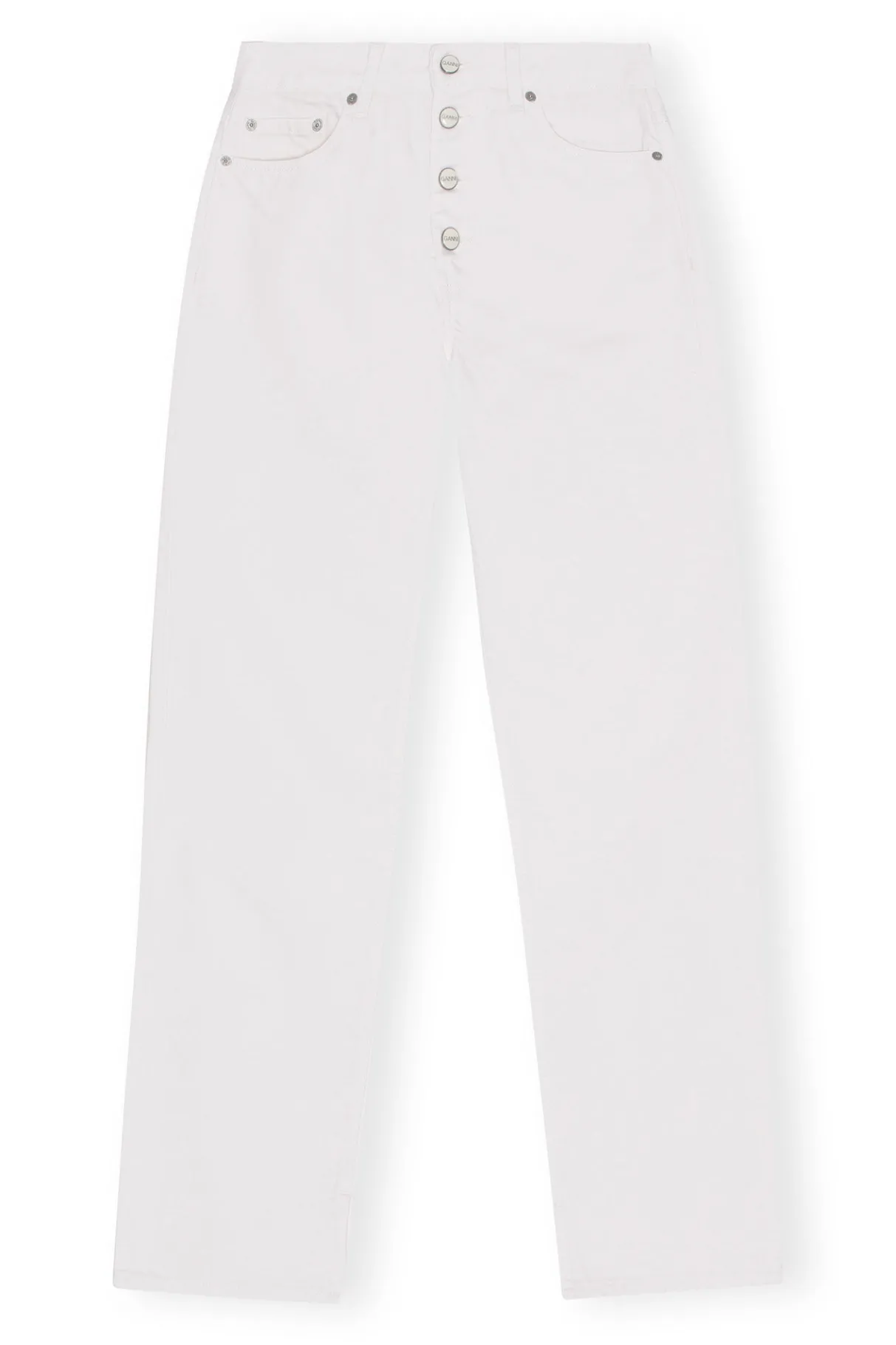 Cheap GANNI White Lovy Jeans Bright White