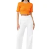 Best Sale GANNI White Magny Jeans Bright White