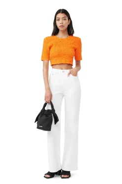 Best Sale GANNI White Magny Jeans Bright White
