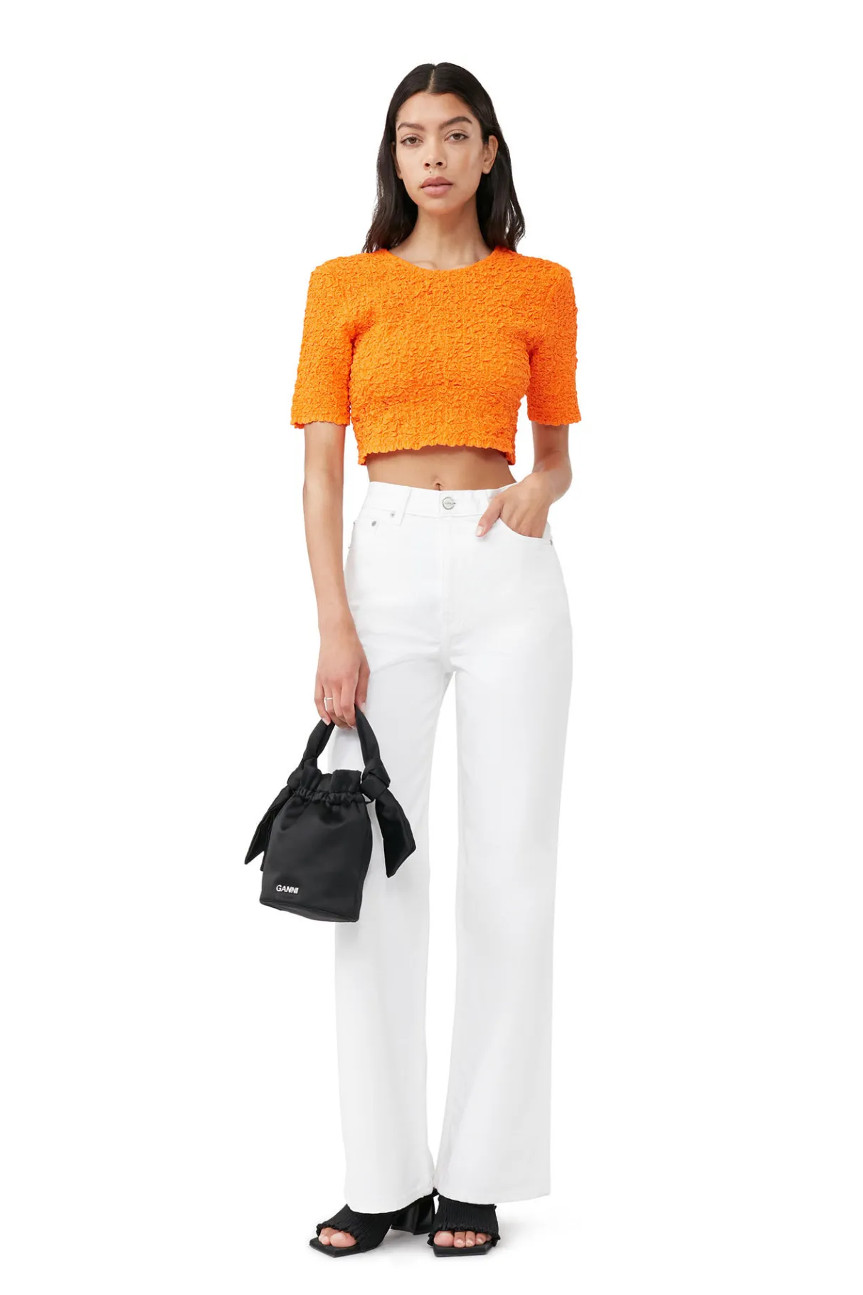 Best Sale GANNI White Magny Jeans Bright White