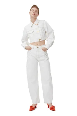 Best GANNI White Stary Jeans Bright White