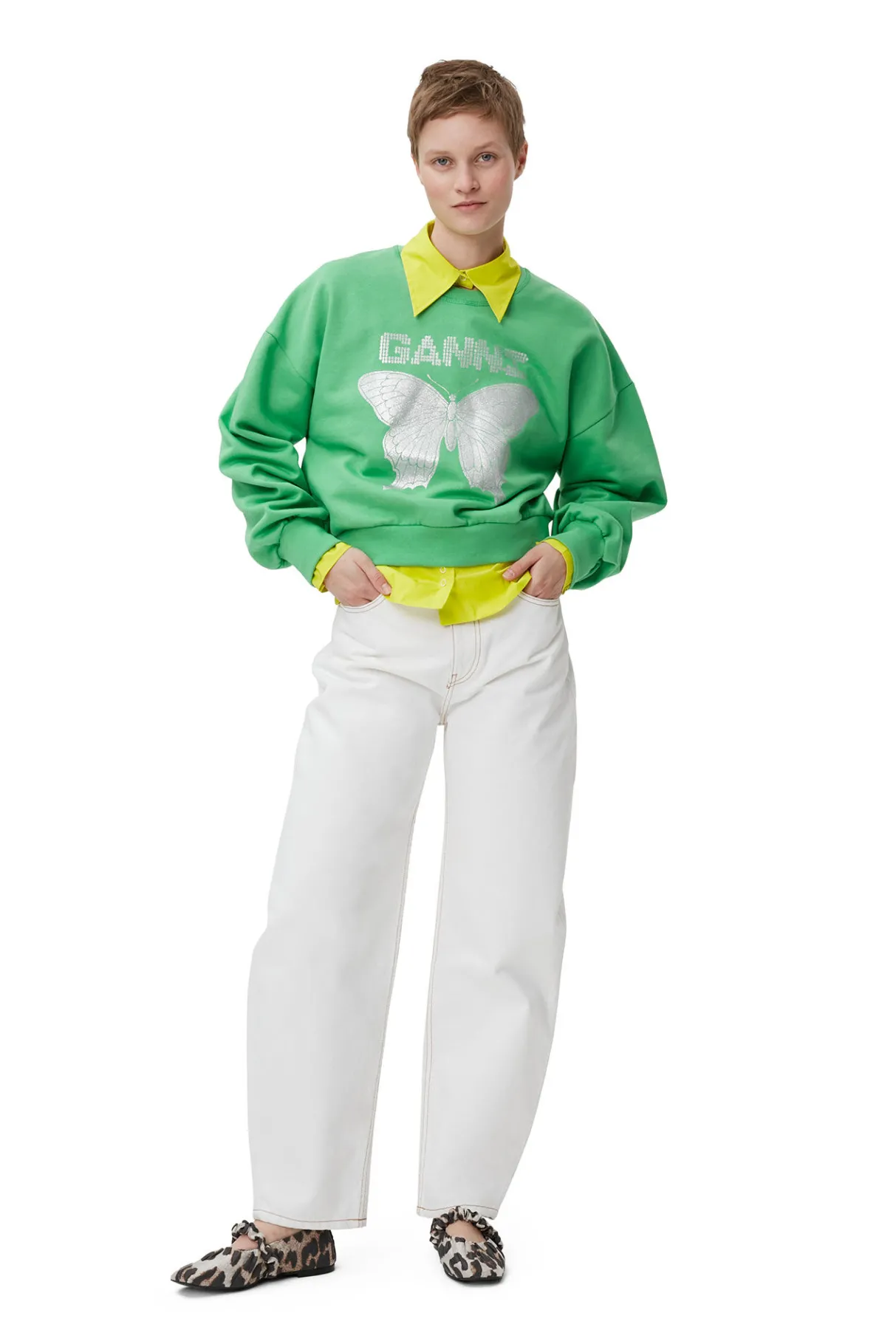 Best GANNI White Stary Jeans Bright White