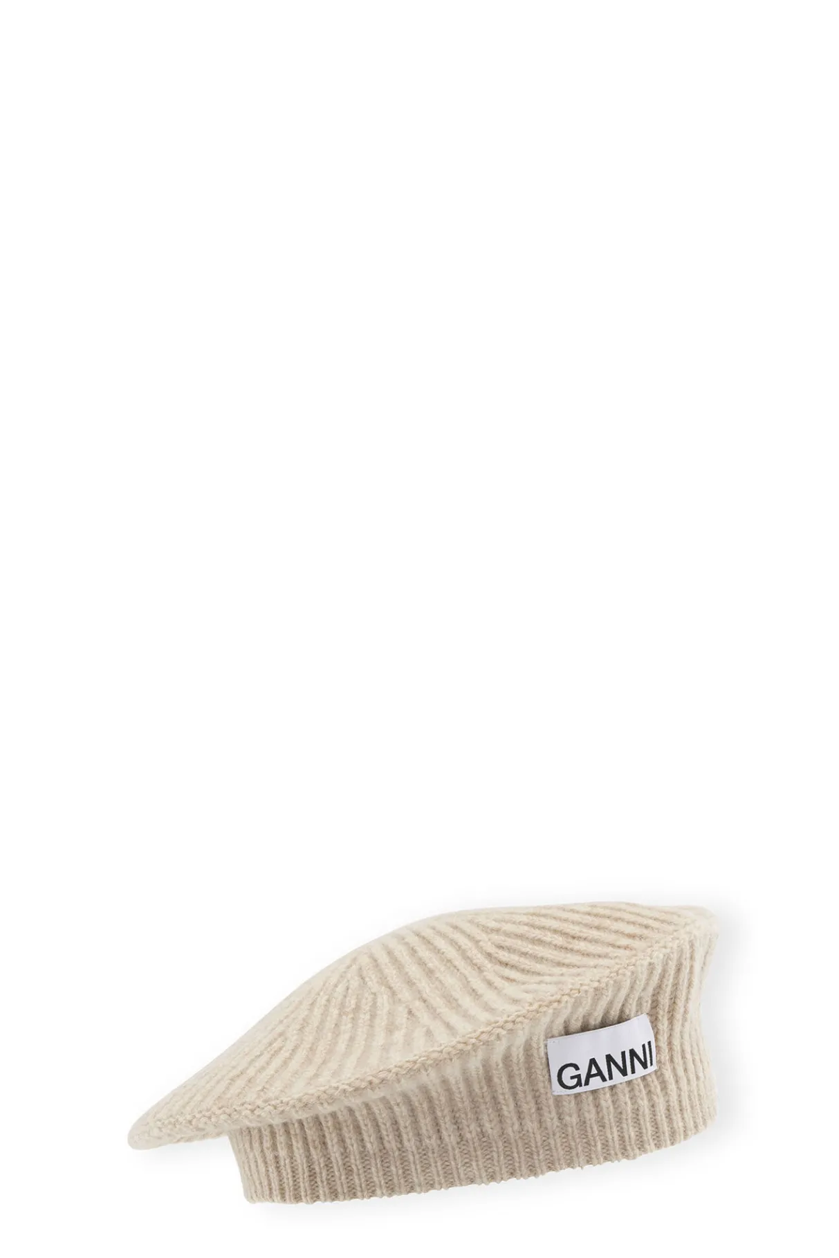 Flash Sale GANNI Wool Beret Brazilian Sand