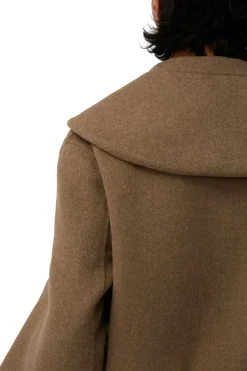 Cheap GANNI Wool Jacket Petrified Oak
