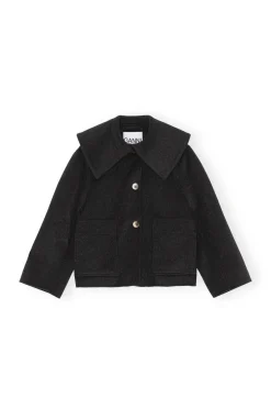 Sale GANNI Wool Jacket Phantom