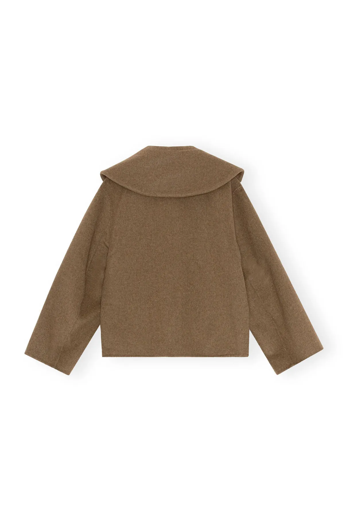Cheap GANNI Wool Jacket Petrified Oak