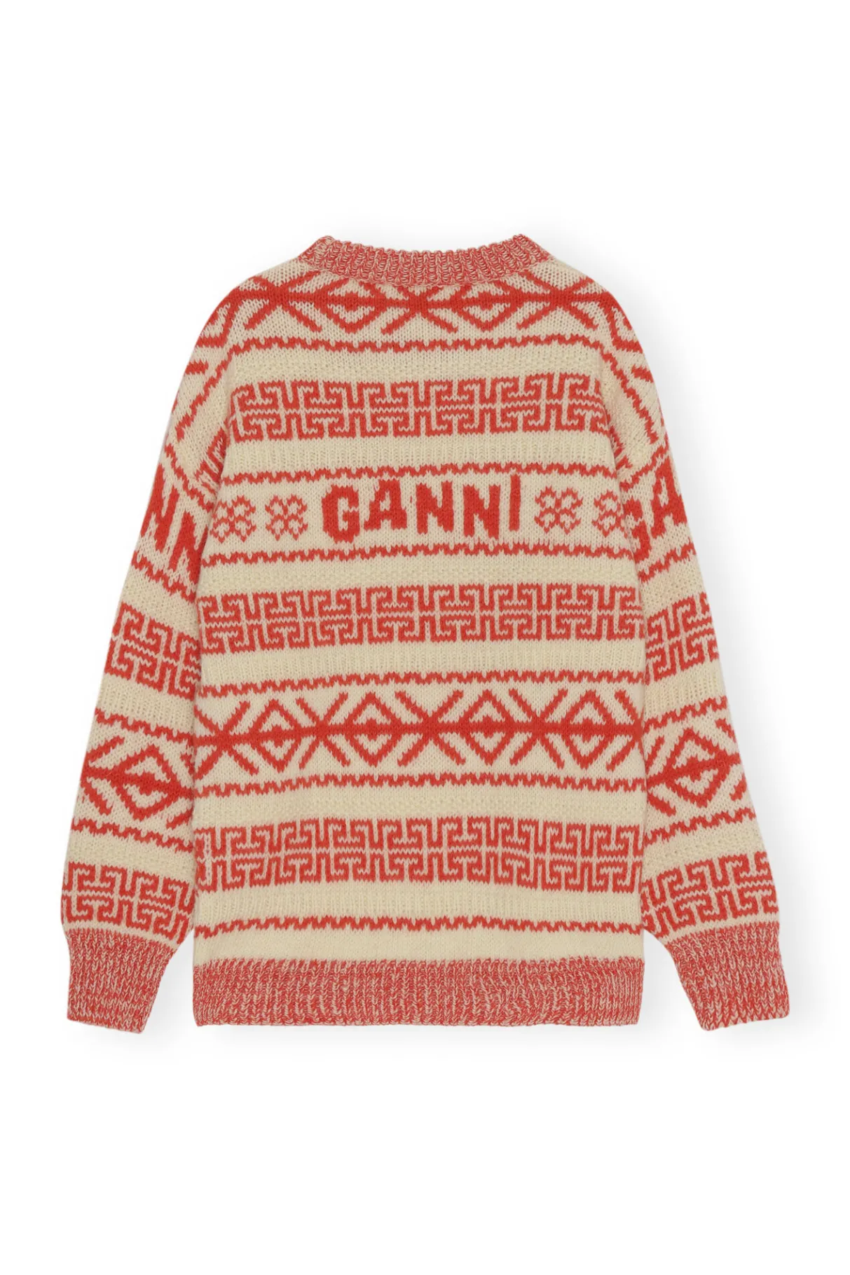 Sale GANNI Wool Pullover Egret