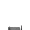 Online GANNI Zip Logo Card Holder Black